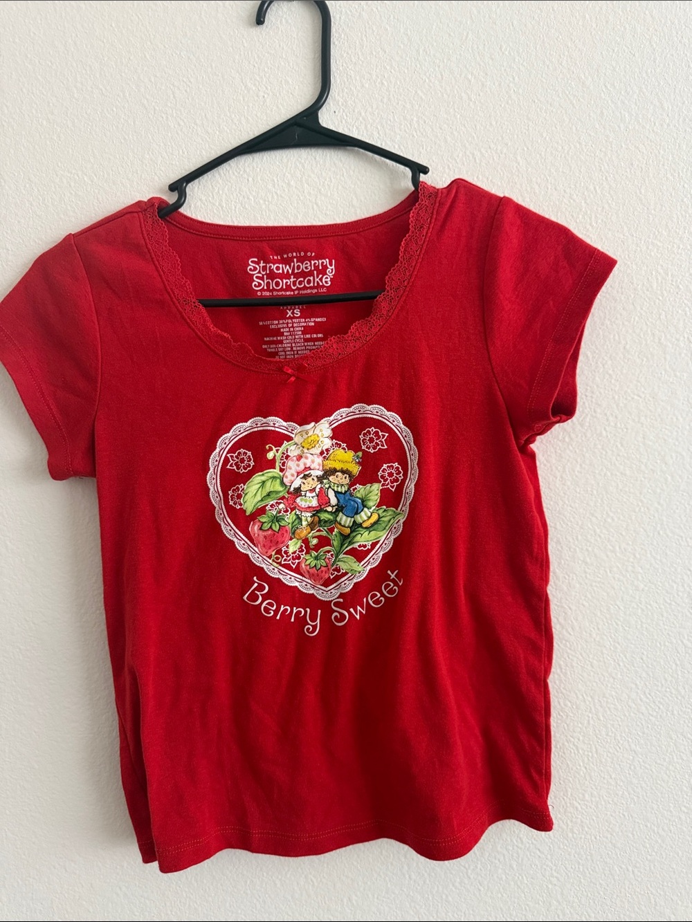 Strawberry Shortcake 'Berry Sweet' Red Short-Sleeve Tee